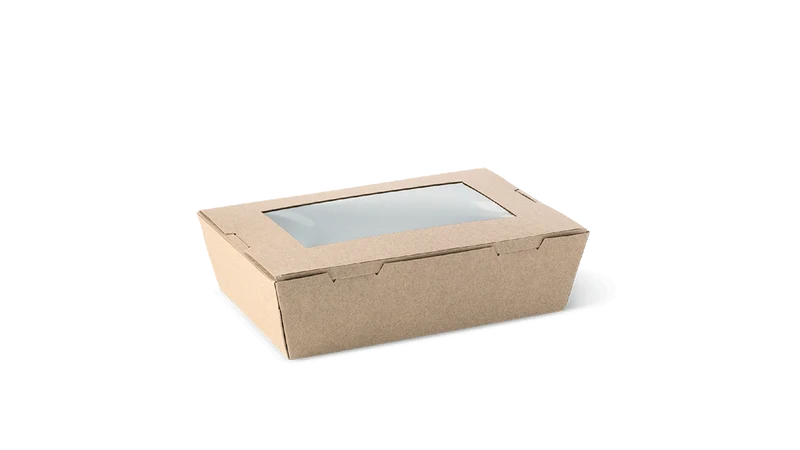 Paper / Kraft Clamshell - 150 x 100 x 45 mm