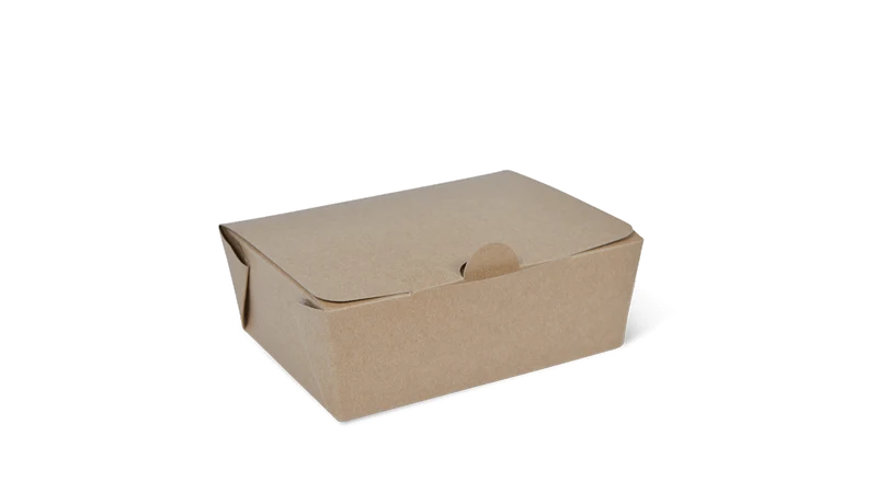 Paper / Kraft Clamshell - 125 x 95 x 49 mm