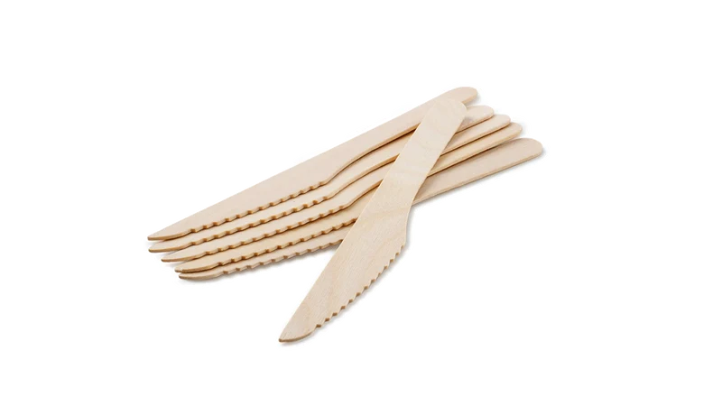 165mm WOODEN KNIFE UNCOATED
