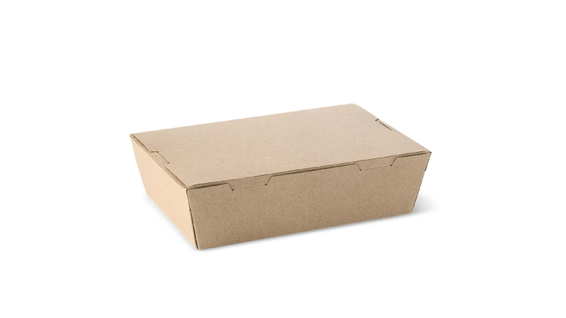 Paper / Kraft Clamshell - 180 x 120 x 50 mm
