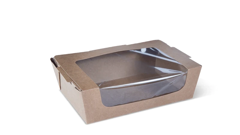 Paperboard Clamshell - 185 x 125 x 60 mm