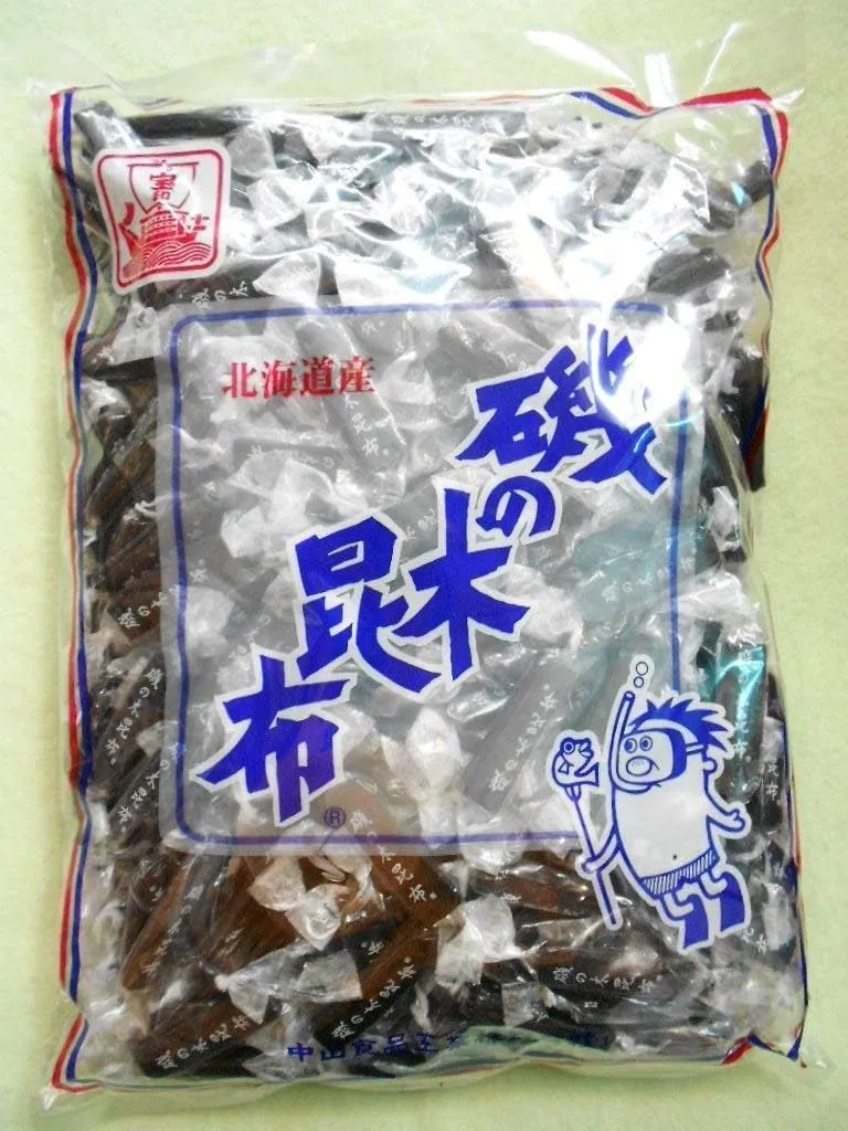 Nakayama Foods Hokkaido Iso no Ki Kombu (Seasoned Kelp Snack) 1kg