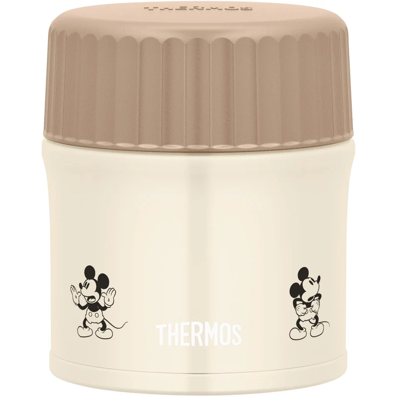 Thermos Vacuum Insulated Soup Jar 300ml Mickey Light Beige JBU-303DS