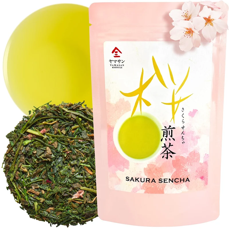 Kyoto Uji Yamasan Sakura Sencha 80g Green Tea Loose Leaf