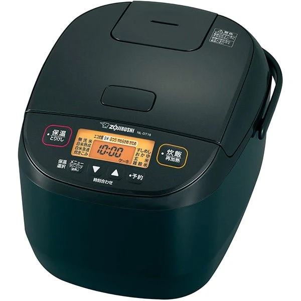 Zojirushi Micom Rice Cooker, 10-Cup Capacity, Black, NL-DT18-BA, Made in Japan, Voltage: 100V