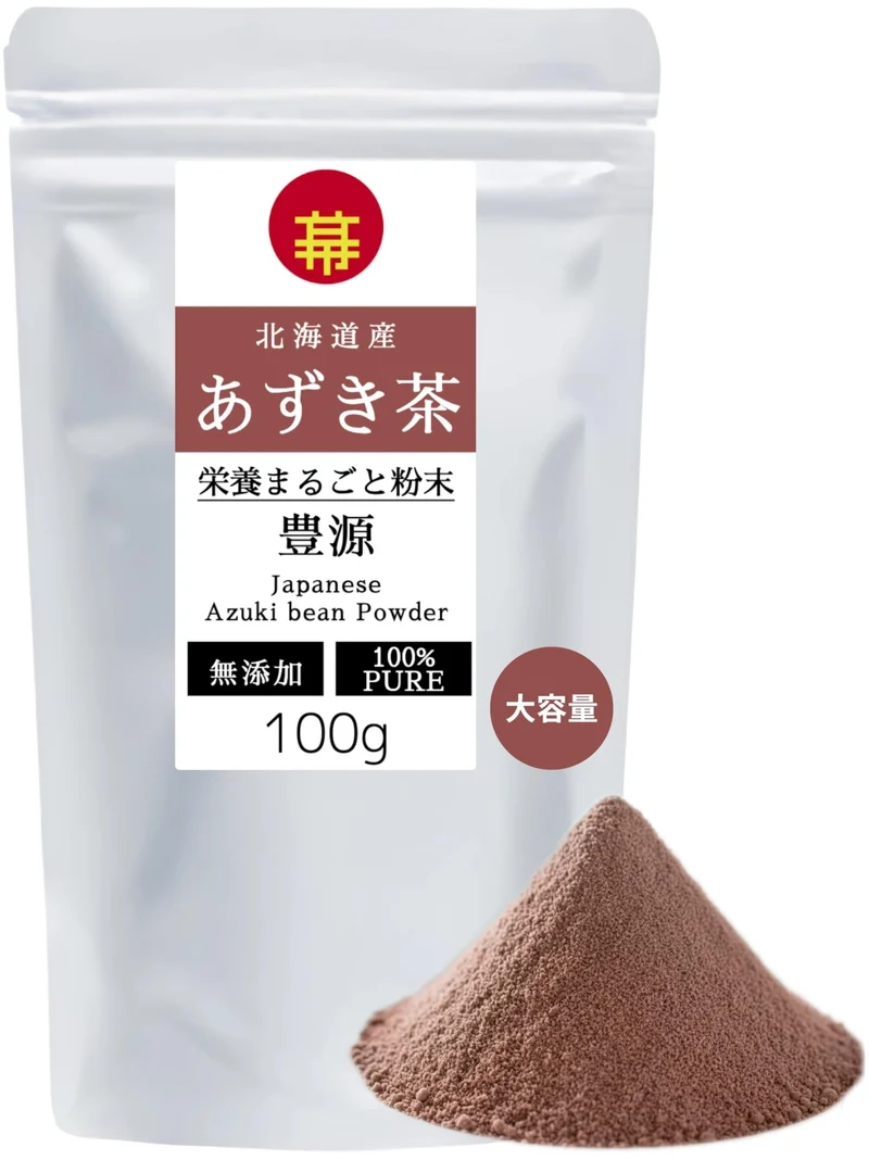Hokkaido Azuki Tea Powder 100g Caffeine-Free, Additive-Free