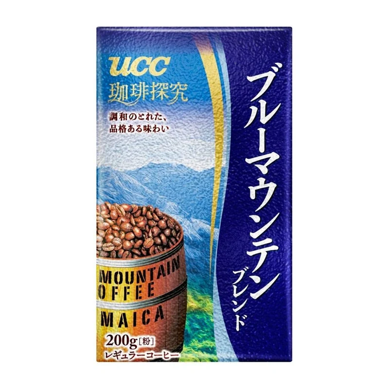 UCC Coffee Tankyu Blue Mountain Blend Ground Coffee Vacuum Pack 200g
