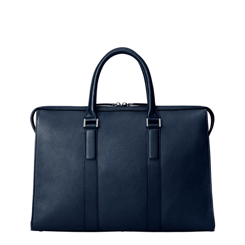 TSUCHIYA KABAN Prota Square Brief Waterproof Leather Briefcase Made in Japan