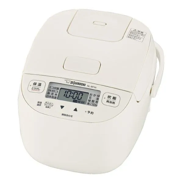 Zojirushi 3-Cup Rice Cooker Soft White (NL-BF05-WZ) AC100V