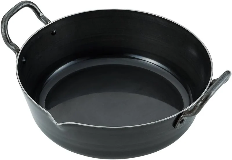 Summit Kogyo Iron Deep Frying Pot 20cm 24cm