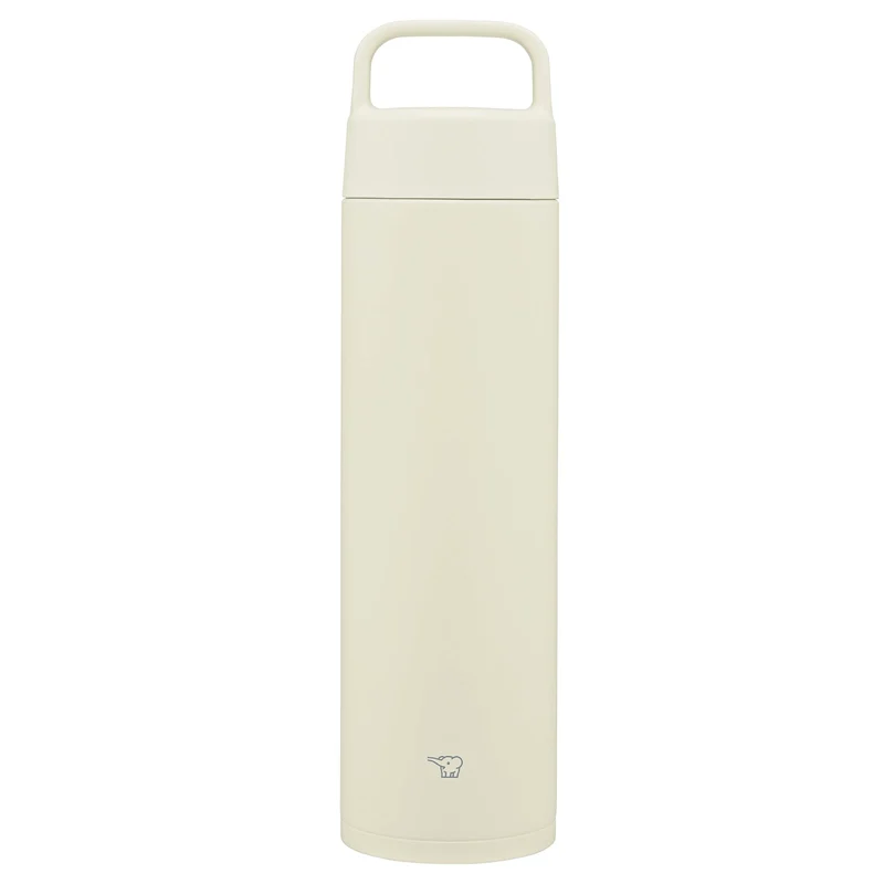 Zojirushi 650ml Insulated Screw Mug w/ Handle — Dishwasher-Safe Ecru
