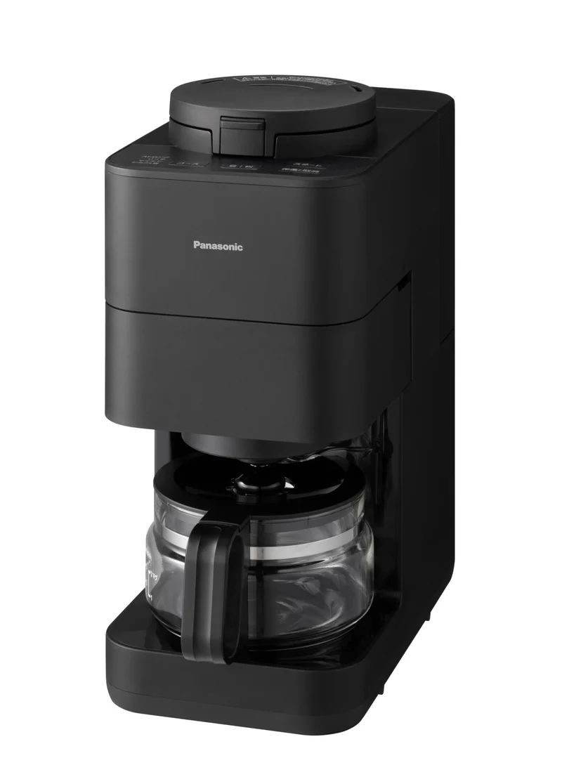 Panasonic Coffee Maker Fully Automatic with Grinder and Water Purifier NC-A58-K Black 100V