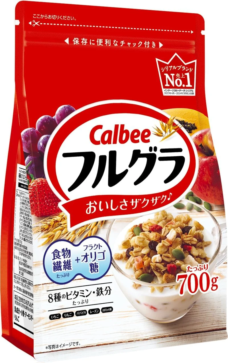 Calbee Frugra Breakfast Cereal 700g Pack
