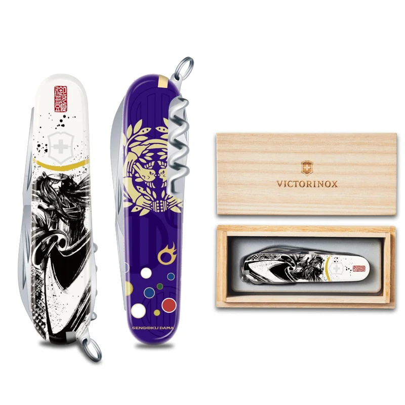 Victorinox Japan Limited Samurai Sengoku Ink Climber Date Masamune Swiss Army Knife 14 Functions 137037X2