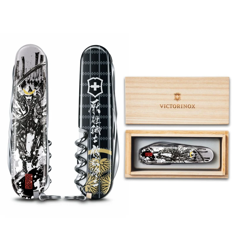 Victorinox Japan Limited Samurai Sengoku Ink Climber Tokugawa Ieyasu Swiss Army Knife 14 Functions 137037X11