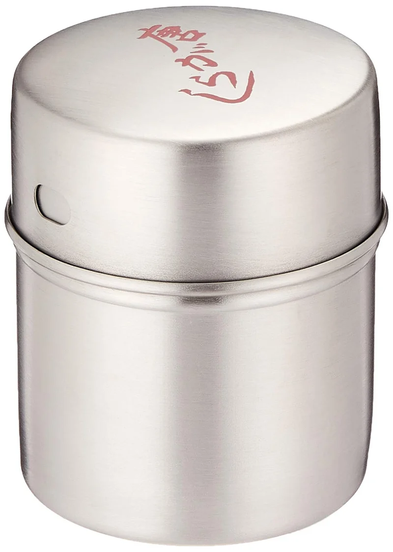 Endo Shoji Commercial Chili Pepper Container 18-8 Stainless Steel Japan PTU03