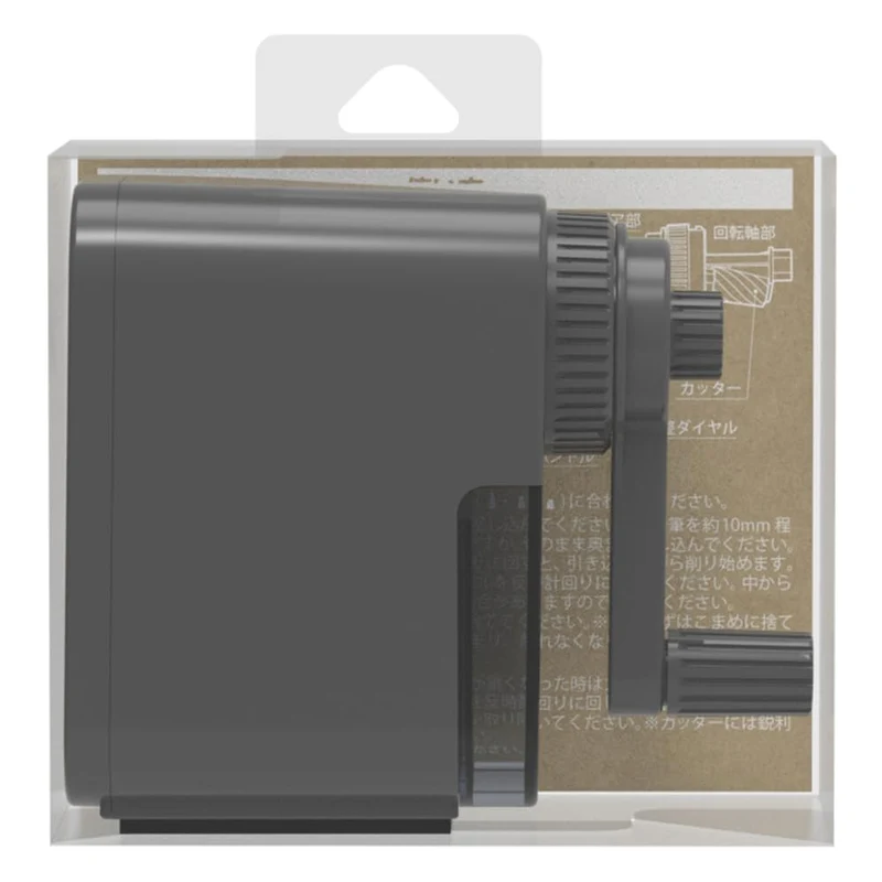 Nakabayashi Manual Pencil Sharpener Mini DPS-H401BK Black