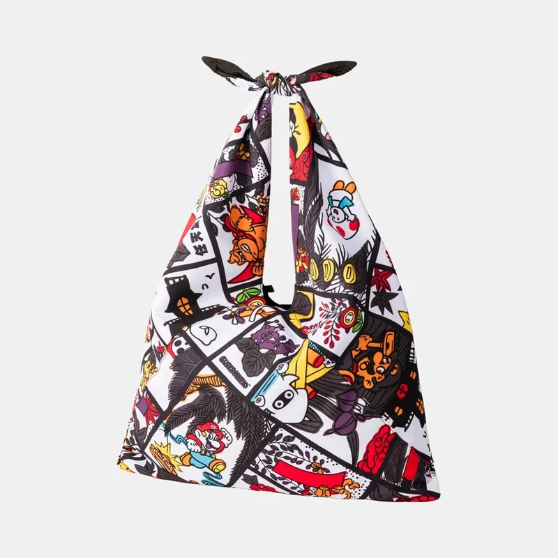 Nintendo Mario Hanafuda Reversible Azuma Bag Black Design