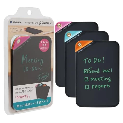 KINGJIM Boogie Board Additional Sheet Medium Size BB-18M-X3A