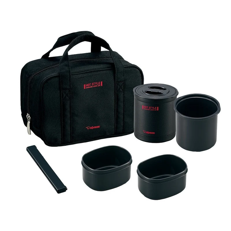 Zojirushi Insulated Bento Lunch Box 0 7 Cup Black SZ-MB04-BA