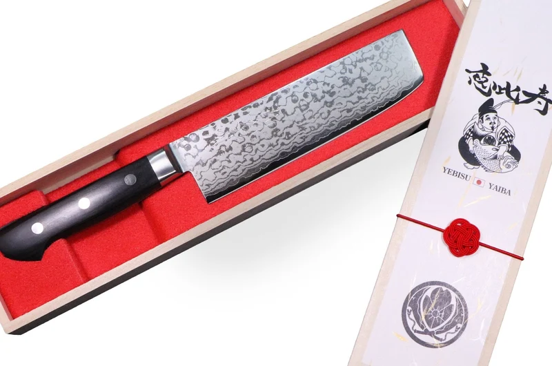 EBISU YAIBA nami knife 160mm VG-10 Damascus Made in Japan