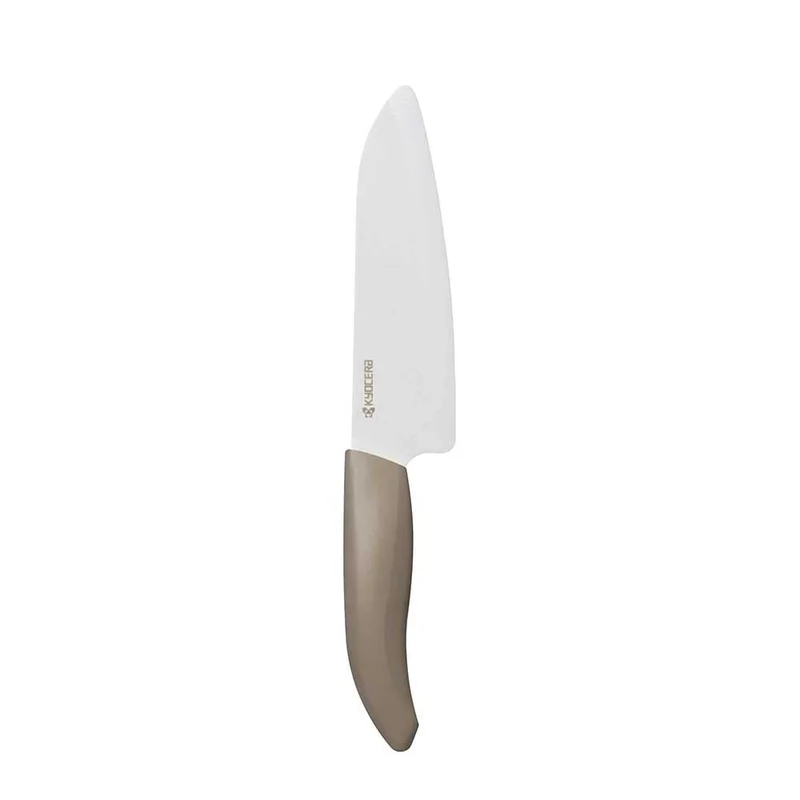 Kyocera Santoku Knife Ceramic Knife 150mm Worm Gray FKR150WH-WGN