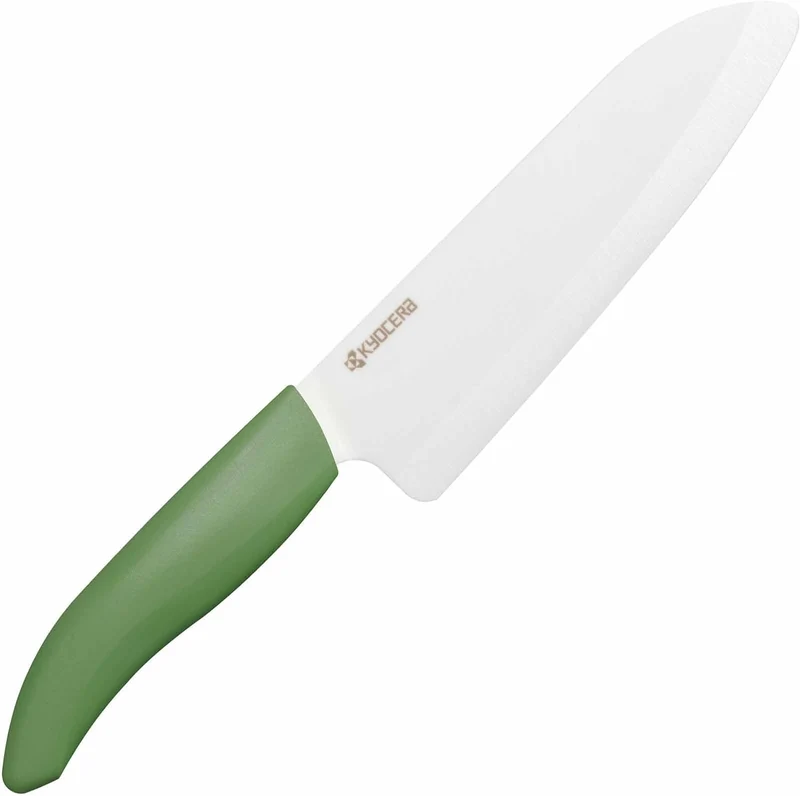Kyocera Bio Resin Handle Ceramic Kitchen Knife Lightweight Santoku Knife 16cm FKB-160