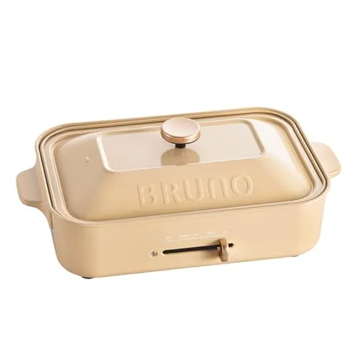 BRUNO Compact Hot Plate Yellow 1200W BOE021-SYE ※100V