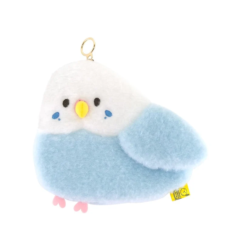 Powabiyori Parakeet Blue Flat Pouch Animal P-9232