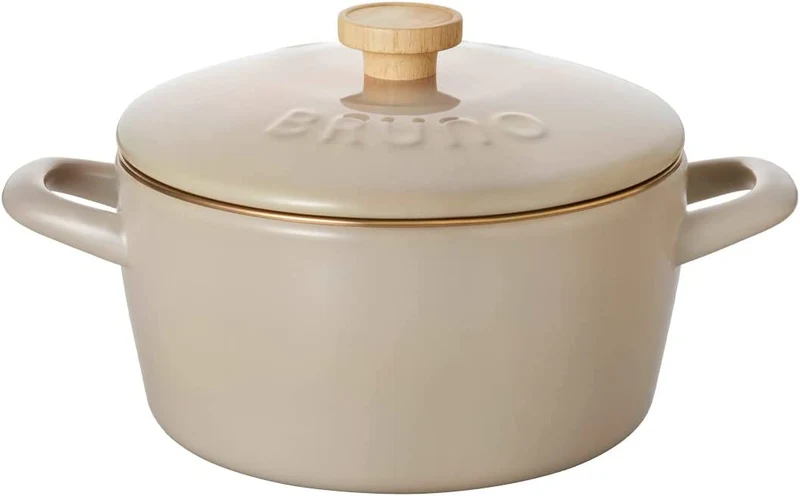 Bruno Fuji enameled two-handled pot 20cm BHK280