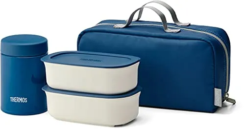 Thermos Vacuum Insulated Soup Lunch Set - Navy JEA-800 NVY