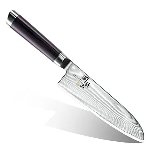 KAI Santoku knife SEKIMAGOROKU DAMASUKAS 165mm made in Japan AE5200