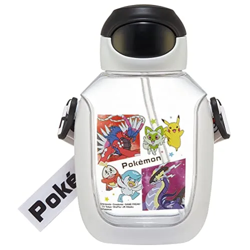 Skater pokemon Water Bottle with Straw 530ml PDSH6DX-A