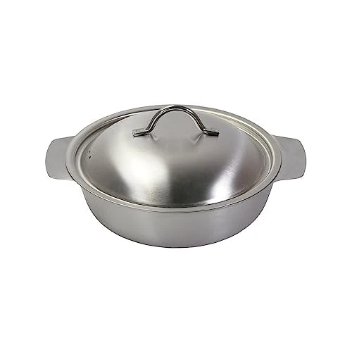 Pearl Metal Nabe Chanko Nabe 18cm IH-compatible Stainless Steel HC-64 Made in Japan