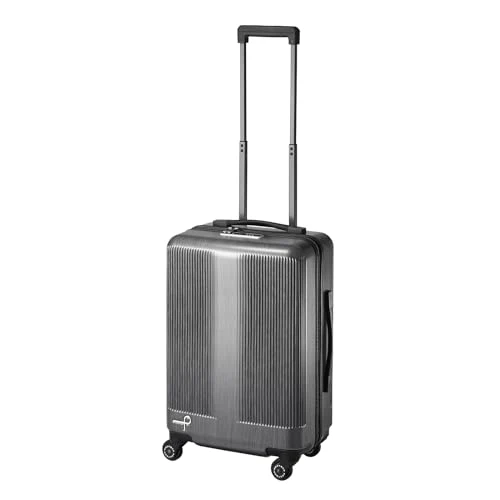 Proteca Carry-on suitcase 36L 3kg caster stopper Made in Japan Traction No.01331 Gunmetalic Hairline