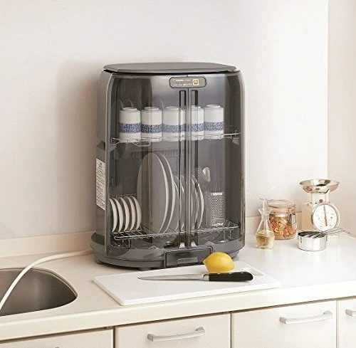 ZojirushiDish Dryer Compact Stainless Steel Gray EY-GB50AM-HA 100V