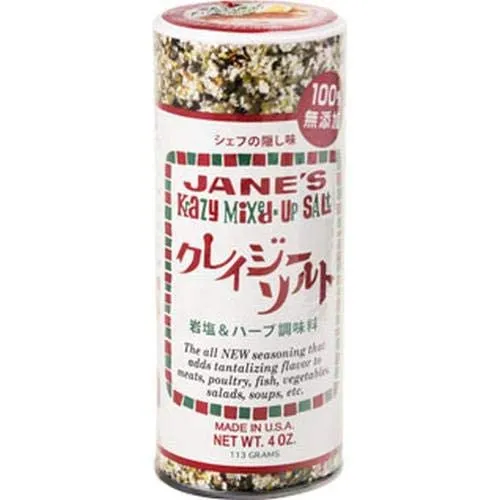 Jane's Crazy Salt Rock Salt Blend with 6 Herbs & Spices