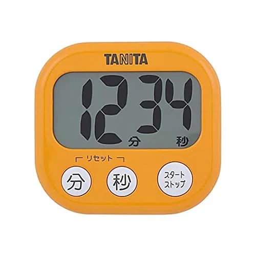Tanita Kitchen Timer with Magnet Large Screen TD-384-OR