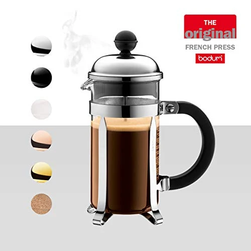BODUM CHAMBORD Chambord French Press Coffee Maker 350ml Silver 1923-16J