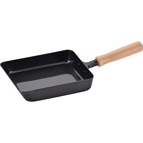 Tamagoyaki Pan Sanjo Iron Chitose Frying Pan 14x18cm Made in Japan