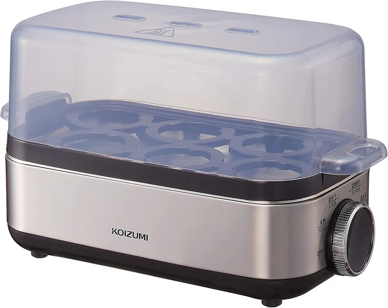 Koizumi Egg Steamer Plus Kes-0401/S Boiled Egg Sliver 100V