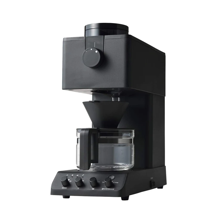 Twinbird Fully Automatic Coffee Maker with Mill Mortar Type 3Cups CM-D457B
