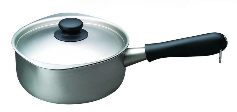 Yanagi Sori ST aluminum three-layer steel one-hand pot 18, frosted