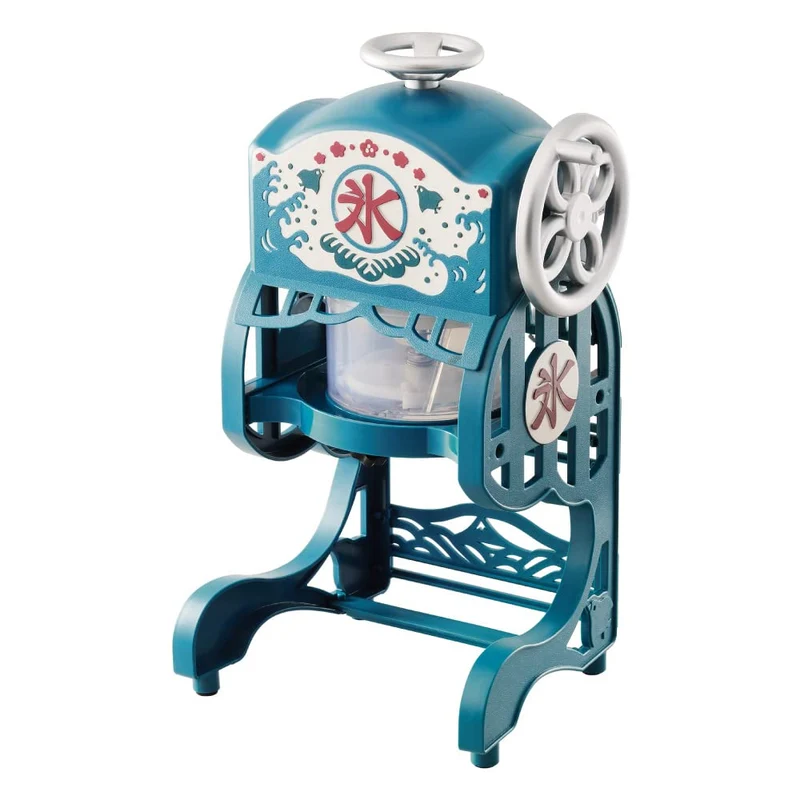 DOSHISHA Electric Shaved Ice Machine Fluff, with 2 ice cups Blue DCSP-20