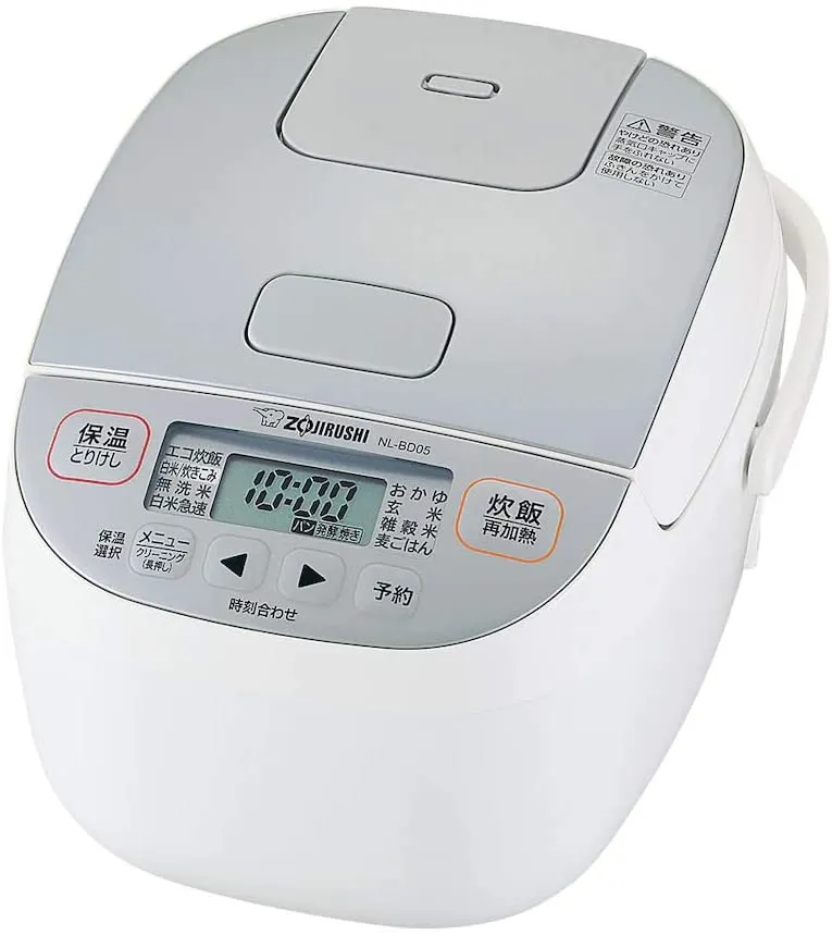Zojirushi Small-capacity microcomputer rice cooker 3-cup white NL-BD05-WA AC100V