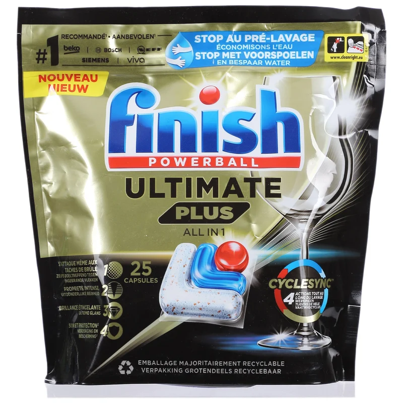 25 Tablettes lave-vaisselle all in 1 ultimate plus